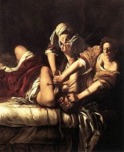 Giuditta decapita Oloferne ,dipinto di Artemisia