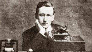 Immagine d'epoca di Guglielmo Marconi
