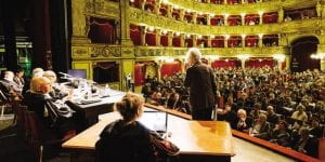Teatro La Scala" scena di un processo