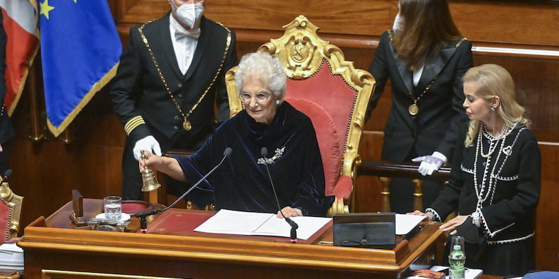 Liliana Segre al senato